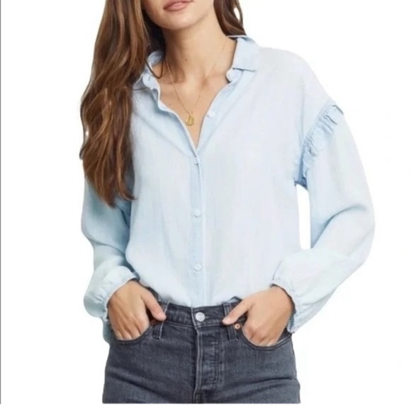 Rails Willow Chambray Button-Up - Picture 1 of 7